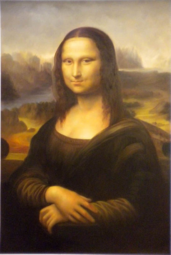store falso d'autore La Gioconda ALTA QUALITA' di Leonardo Da Vinci